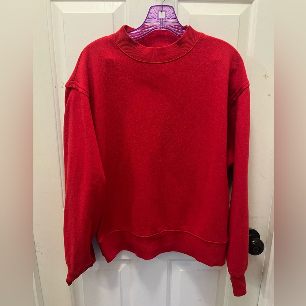 🧘🏽♀️ EUC Alo Yoga Women's Freestyle Sweatshirt - Red - Sz Medium